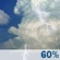 Tuesday: Showers and thunderstorms likely. Partly sunny, with a high near 89. Heat index values as high as 100. South wind 0 to 10 mph. Chance of precipitation is 60%. New rainfall amounts between a tenth and quarter of an inch possible. Tuesday: Showers And Thunderstorms Likely